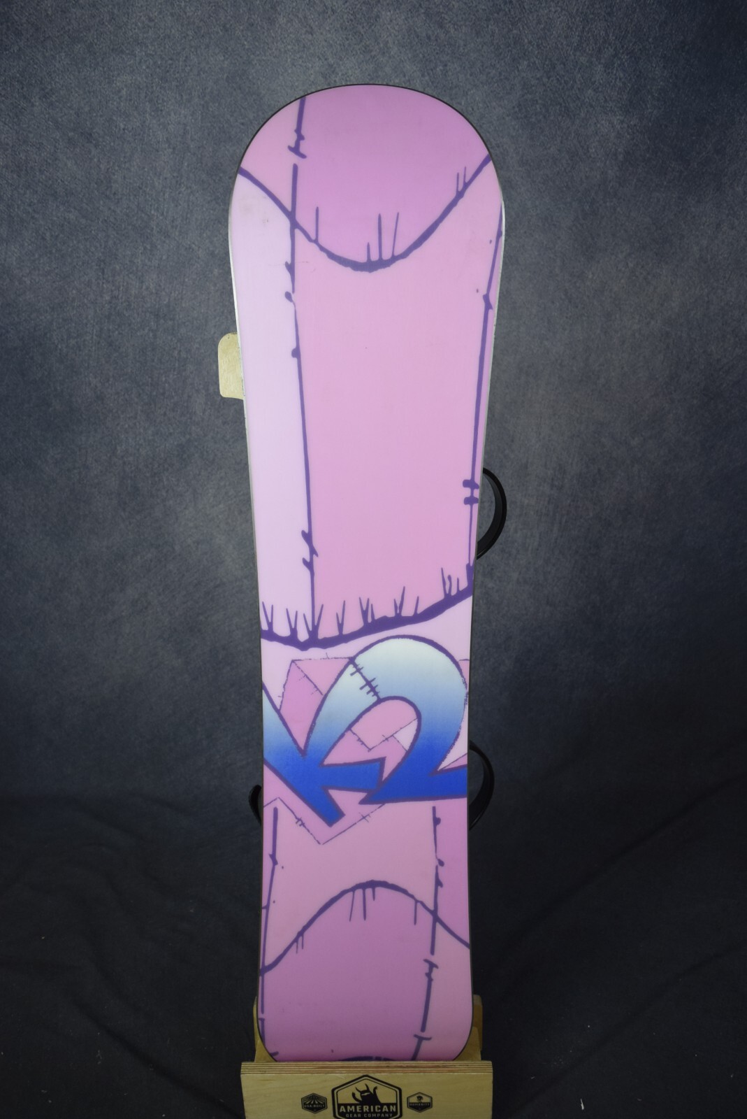 K2 MINI LUNA SNOWBOARD SIZE 115 CM WITH NEW ELEMENT SMALL BINDINGS