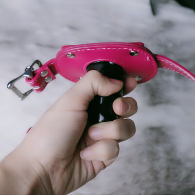 Binding Open Mouth Gag with Plugs Oral Ball Fixation Restraints Deep Throat