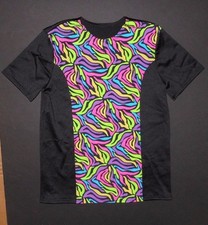 NWOT DANCE Costume t shirt boys black hiphop tap dance jazz medium child