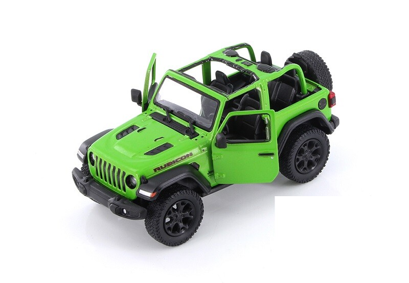 2018 Jeep Wrangler rubicon 1:34 Diecast Model Toy Car Conver