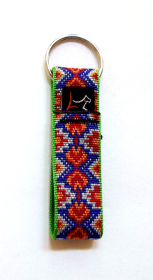 Lupine Keychain AZTECA 1''x 4'' ~ New