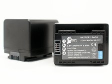 2x Decoded Battery for Canon HF R400, VIXIA HF R42, VIXIA HF R32, HF R42