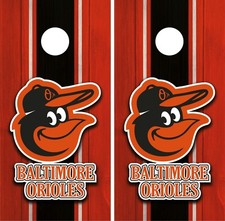 Baltimores Orioles Cornhole Board Vinyl Sticker - Decal Wrap