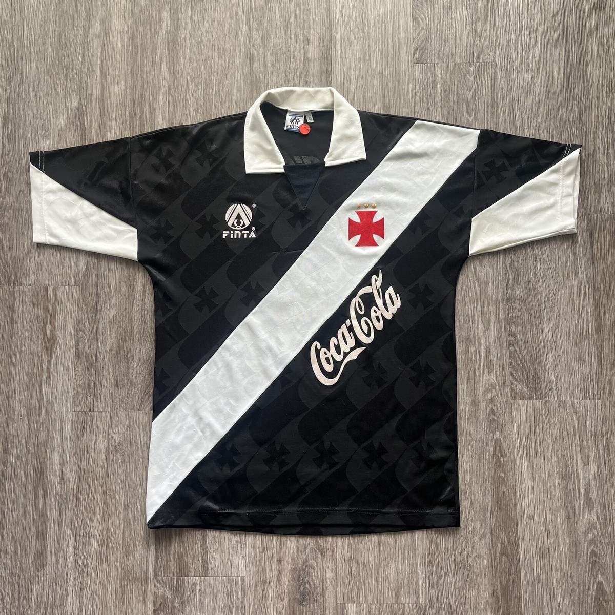 希少 90s ペナルティ CRヴァスコ・ダ・ガマ ヴィンテージ ユニフォーム CR Vasco Da Gama 90s Vintage Soccer Jersey #9 Finta | eBay