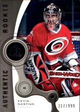 2005-06 SP Game Used #120 Kevin Nastiuk RC SERIAL #317/999 CAROLINA HURRICANES
