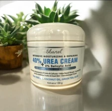 Ebanel Urea Cream 40% plus Salicylic Acid 2%, Foot Cream for Dry Cracked Feet He