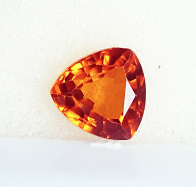 100% Natural Orange Sapphire Certified 2.55 Ct Loose Gemstone With Free Gift