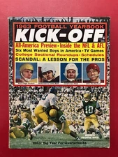 Kick-Off Magazine 1963 Football Yearbook (Roger Staubach Cover)