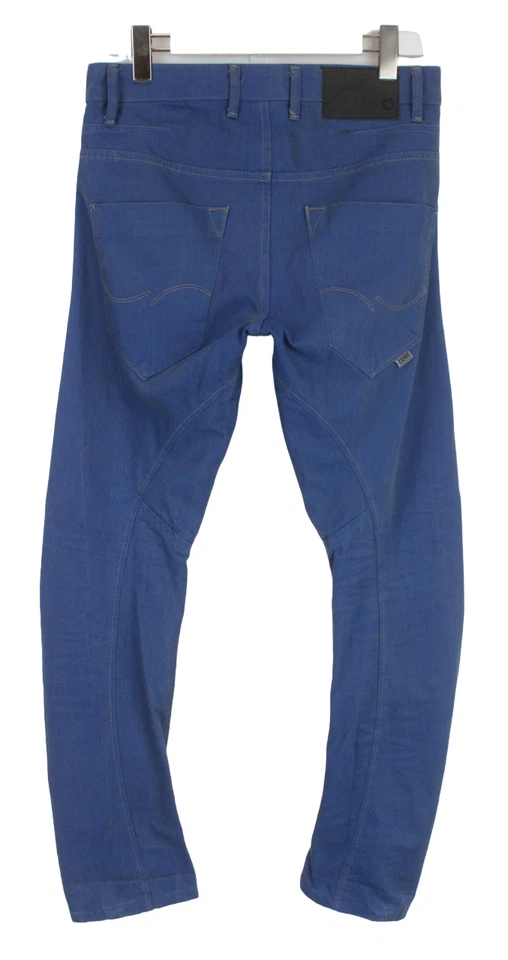 Jack&Jones Core Stan / Anti Fit Vaqueros Hombres W31/L32 Fade Efecto Botón Azul - Imagen 2 de 4