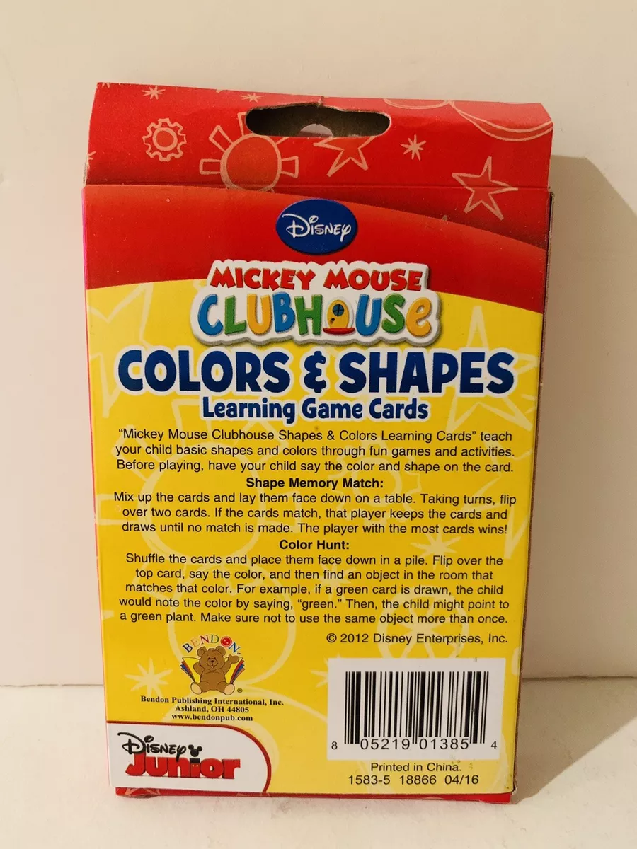 Disney Mickey Mouse Clubhouse Memory Match Game, Red, Yellow