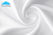 BlueHills Pure Natural Mulberry Silk Pillowcase for hair and skin Queen White