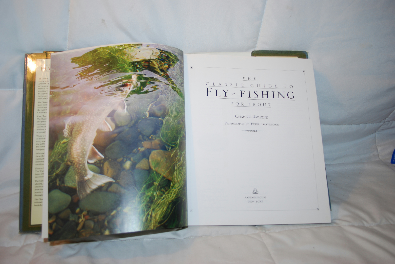 THE CLASSIC GUIDE TO FLYFISHING FOR TROUT BY CHARLES JARDINE 1991