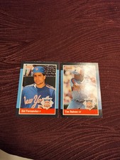 TIM RAINES  CARD #57  And Sid Fernandez 58#