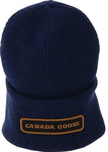 Canada Goose Emblem Rib Toque Beanie 