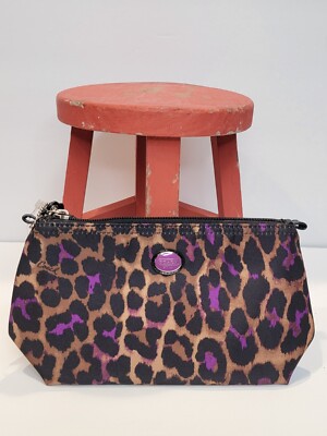 COACH Getaway OCELOT PRINT MINI COSMETIC POUCH F77447 Brand New With Tags