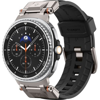 Armband für Galaxy Watch 8 / Classic Spigen Uhrarmbänd Uhrbänd Bänd Schwarz