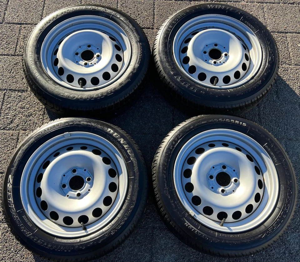 4 WINTERRÄDER 165/65R15 81T 185/60R15 84T SMART FORTWO FORFOUR W453 RDKS - Bild 2 von 4