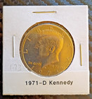 1971-D Kennedy Half Dollar Denver Mint 50¢ US Coin Circulated Clad — photo 1