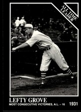 1991 Conlon Collection TSN Lefty Grove Philadelphia Athletics #255