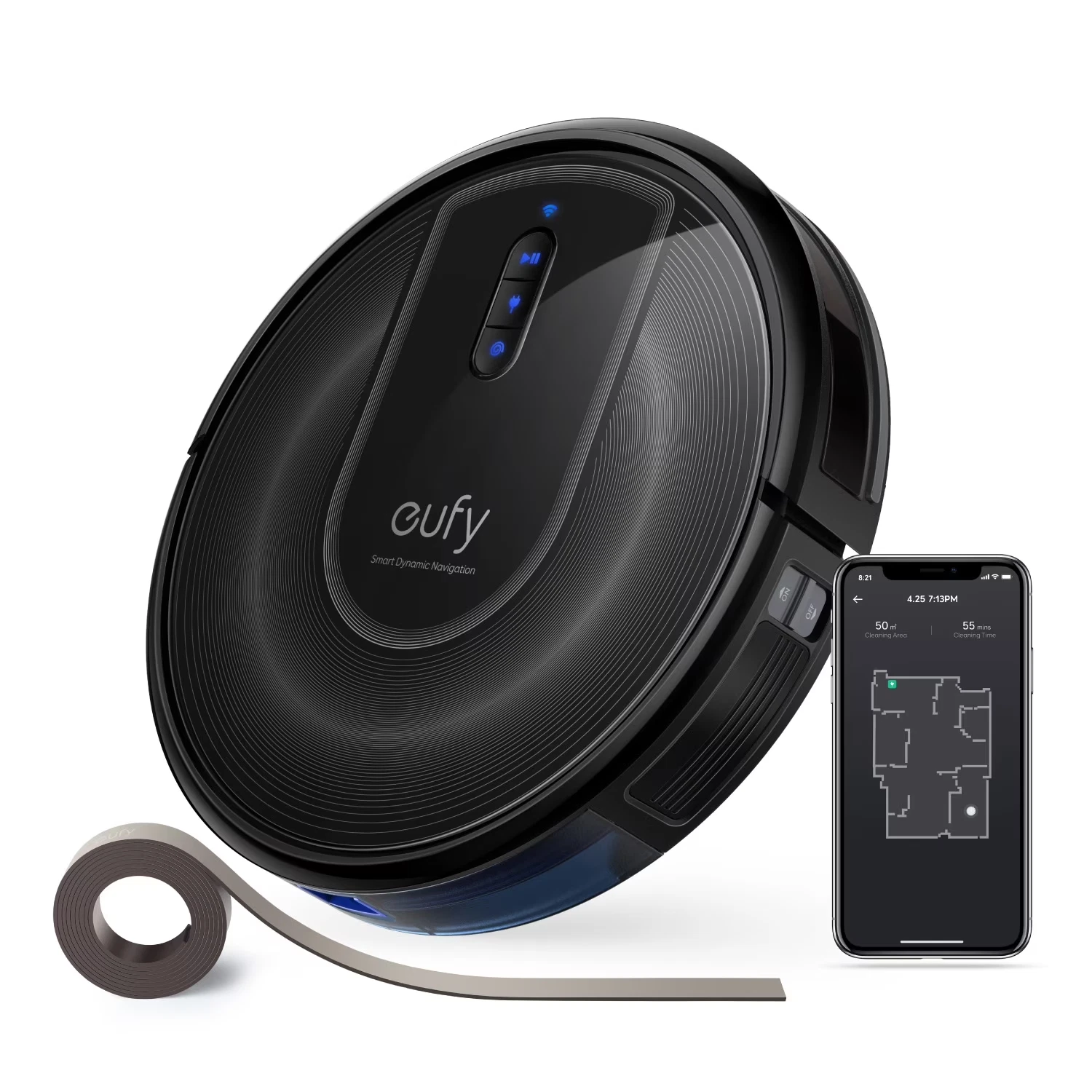 eufy RoboVac G30 Verge Robot Vacuum Cleaner 2000Pa Smart Wi-Fi Home Mapping Pet