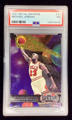 1997 Metal Universe Michael Jordan #23 PSA 7 | eBay