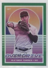 2021 Panini Chronicles Overdrive Green Prizm 70/75 Gleyber Torres #6 2t9