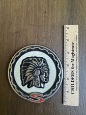 Vintage Jeep Cherokee S Emblem C Pillar Chief Head Jeep Wagoneer 1970s Nice Vintage Jeep Cherokee S Emblem C Pillar Chief Head Jeep Wagoneer 1970s Nice