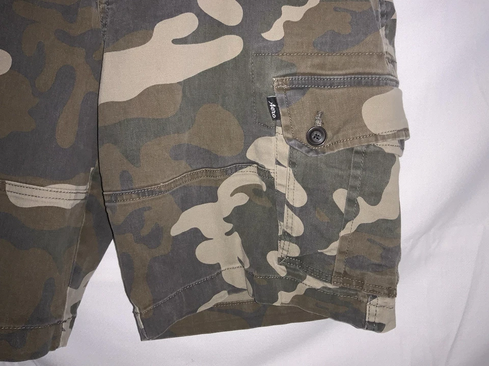Мужские шорты-карго Aeropostale 36 камуфляж - Изображение 3 из 4