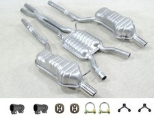 IMASAF Auspuff SET für NEU Audi A6 4B C5 + Avant 3.0 quattro Mittel+2xEndtopf