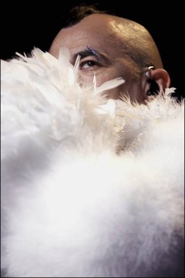 Singer Pascal Obispo Performing Arena Geneva Switzerland December - Old Photo 4
