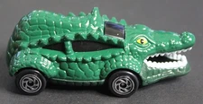 Matchbox 1994 Tailgator Alligator Green Diecast Car 1:64 Scale