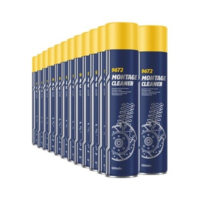 24x 600ml MANNOL 9672 Montage Cleaner Spray, Bremsenreiniger, Universalreiniger