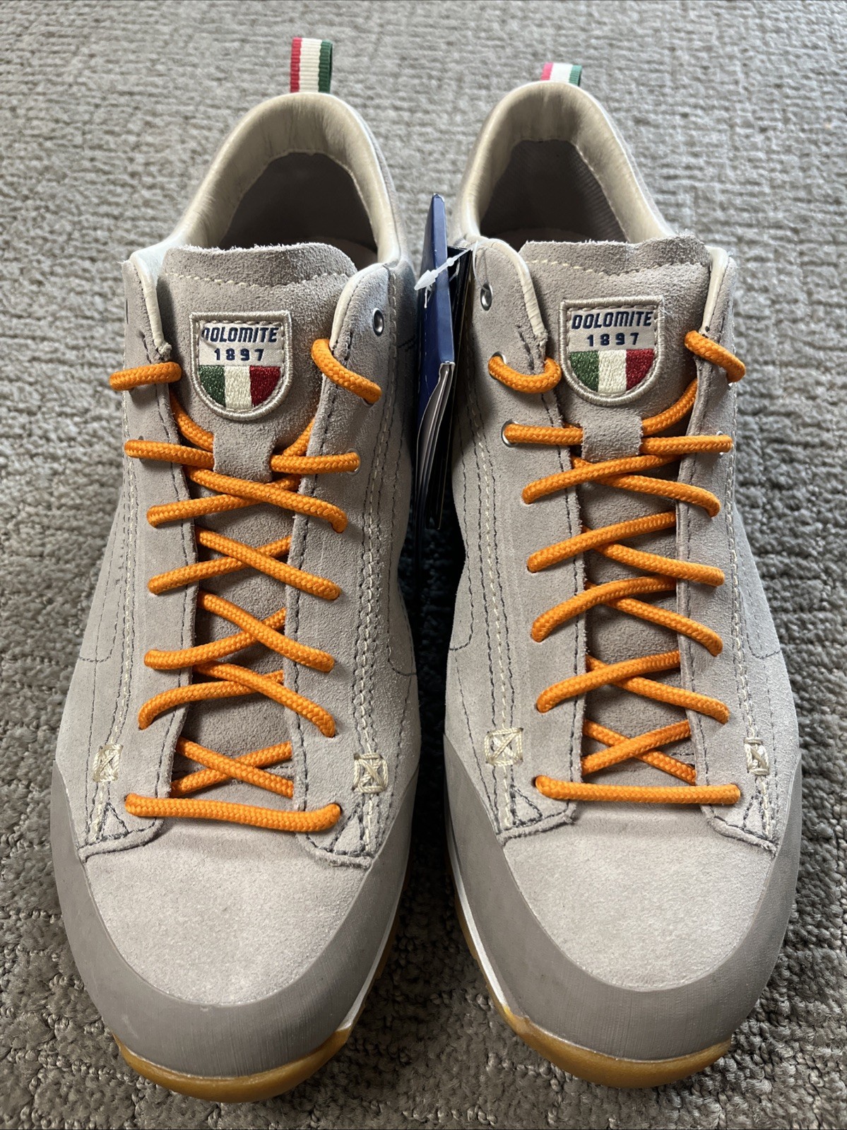 Dolomite Vibram Cuero Gamuza Zapatos Gris Unisex Talla EU 40 USL 9 UK 7