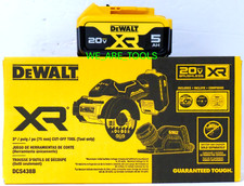 Dewalt DCS438B 20V Max Brushless 3" Compact Cut Off Saw, 1 5.0 Battery