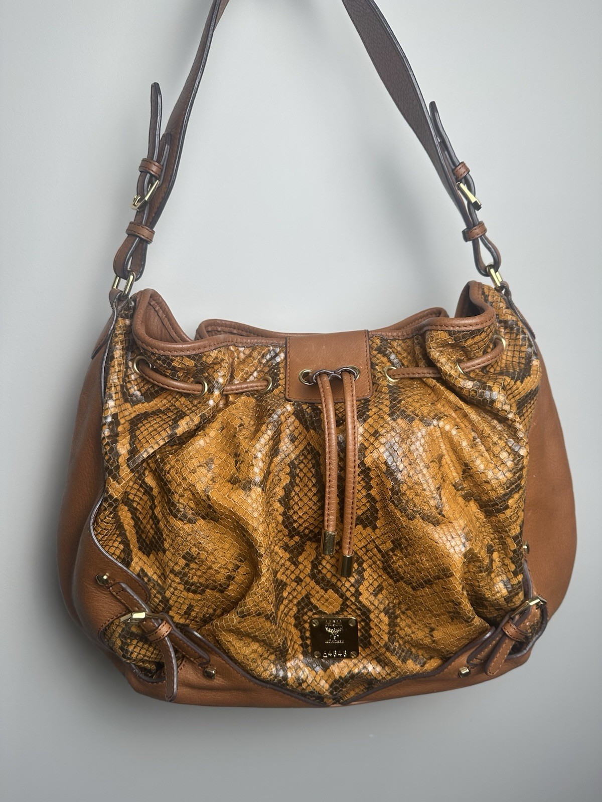 Limited Edition MCM Python Hobo - EXCELLENT CONDI… - image 1