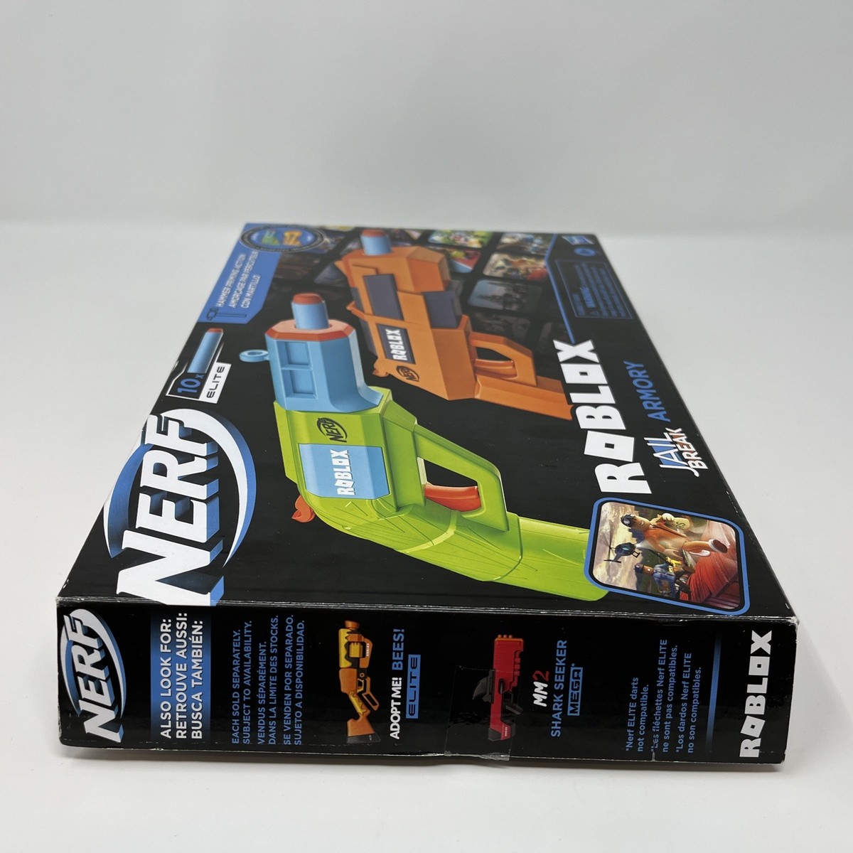 NERF Roblox Elite Jail Break Armory Set Blasters 2021 (OPEN BOX