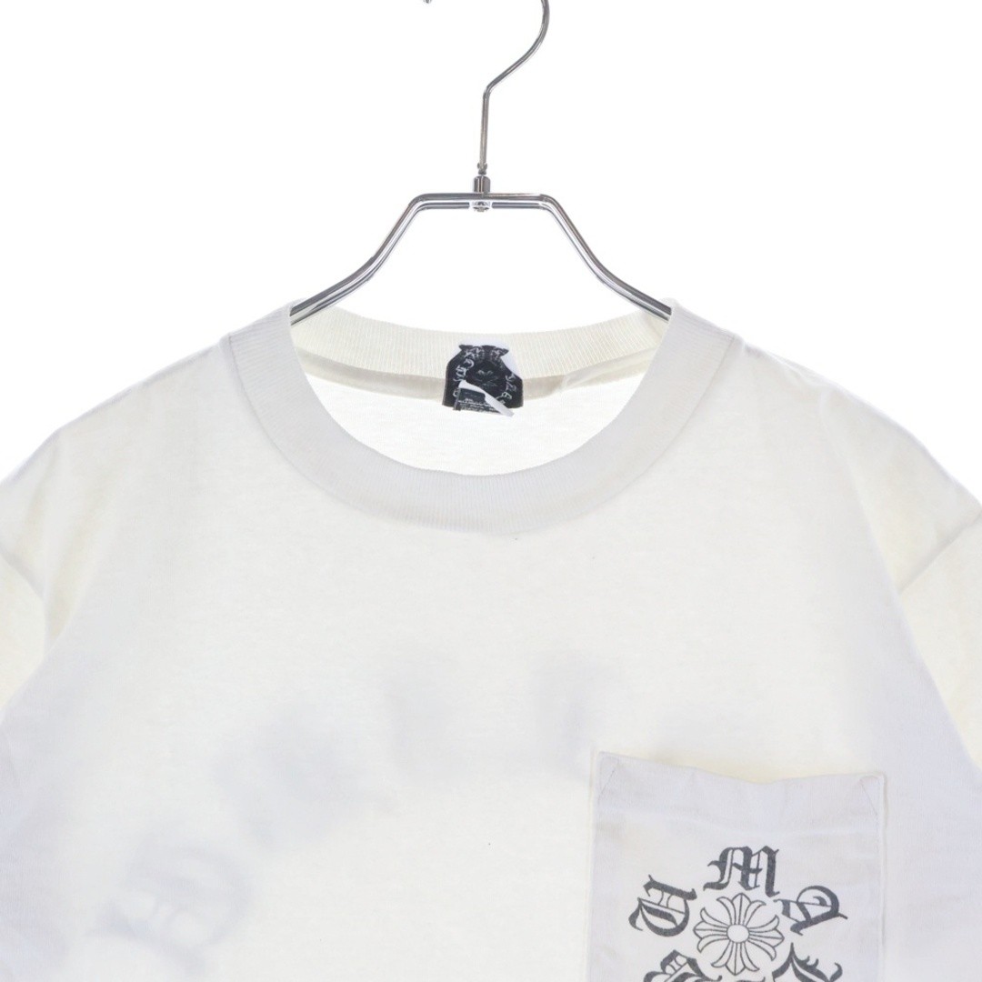CHROME HEARTS Old Malibu Print Short Sleeve T-shirt Top White Used 2a9f91c490598 thumbnail 3