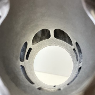 kae出品 1995 Kawasaki Kx125 Cylinder With a 54mm Chrome Bore Needs Repair