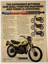 1978 Yamaha DT400 Motorcycle Print Ad DT250 DT175 DT125 Advertising Dirtbike