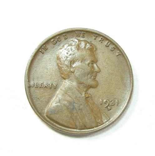 1931 d  LINCOLN WHEAT CENT - VF / XF