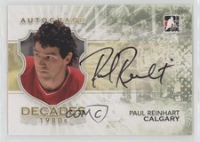 2010-11 ITG Decades 1980s Auto Paul Reinhart #A-PRH Auto 1pc9