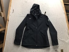 Under Armour Coldgear Infrared Light Jacket Womens S Small Black COMPANY LOGO