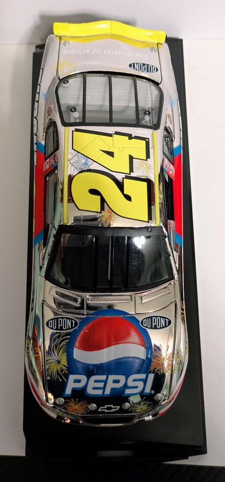 Jeff Gordon '02 #24 Platinum Dupont/Pepsi/Daytona Monte Carlo 1:24 Die Cast RARO Foto 4 de 4