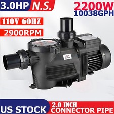 3 HP High Speed Pool Pump for up to 50000 Gal...