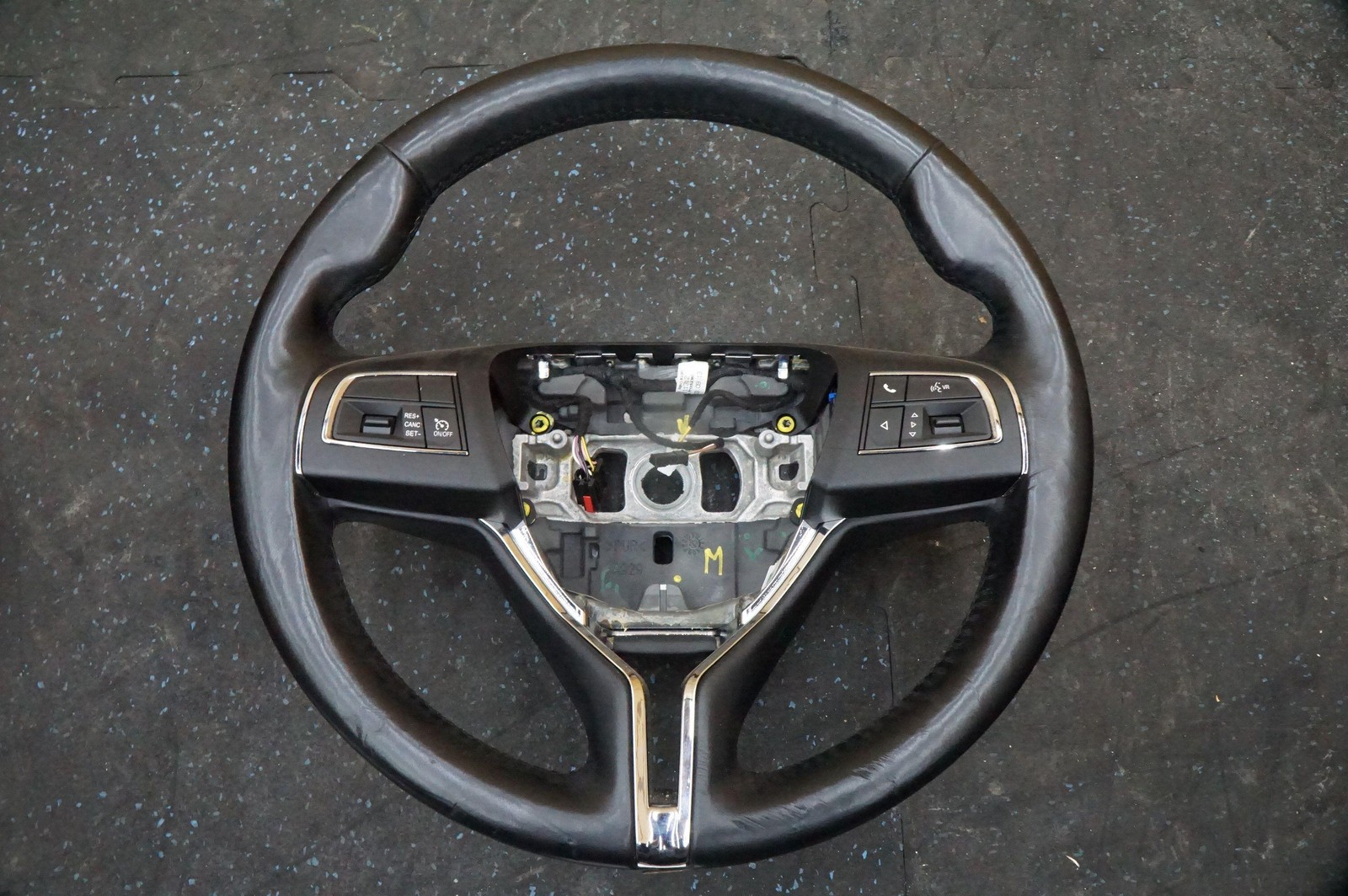 Steering Wheel Black Dark Brown Burl Wood 6700135060 Maserati Ghibli M157 14-16