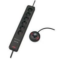 Brennenstuhl 1159450616 2m Anthracite 6 socket s AC multiple Eco-Line Comfort