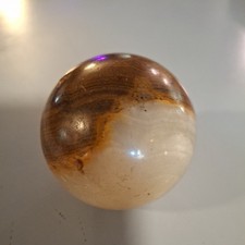 Vintage Hot Rod Auto Swirl Stone Glass Marble Gear Shift Shifter Knob