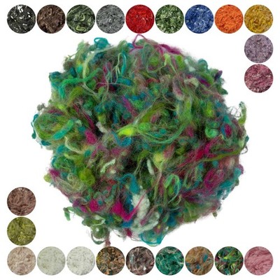 Filzwolle LumiArt 200g Märchenwolle mit Noppen zum Filzen Merino Noppenfilzwolle