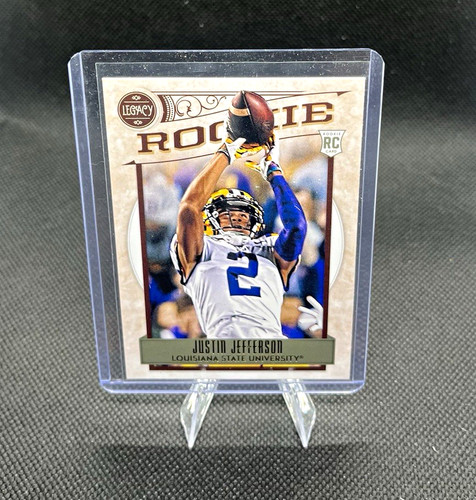 Justin Jefferson [Premium Penmanship] #149 2020 Panini Legacy card