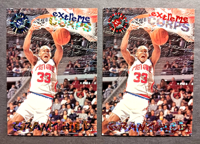 #ad 1995 96 Stadium Club #108 Grant Hill Xtreme Corps Red amp; Blue Lot Pistons $4.99